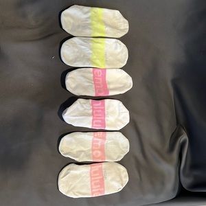 3 pairs M lululemon no show socks